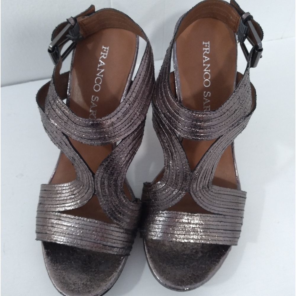 Franko Sarto 4" Ankle Strap Heels. Size 7M - Picture 6 of 12